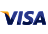 We accept Visa debit and credit cards